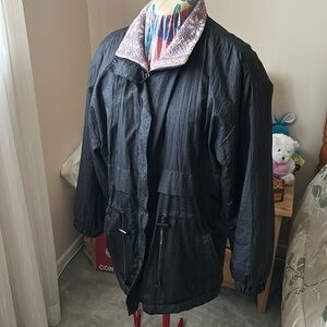 Fleece lined lightweight jacket